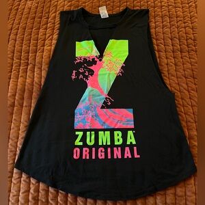 Zumba Original V Cut Out Tank size Spicy (Small).